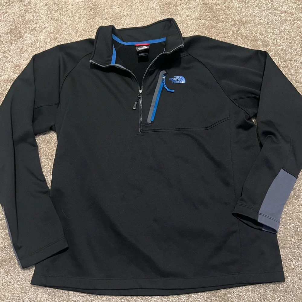 Nike men’s 1/4 zip black pullover XL‎
